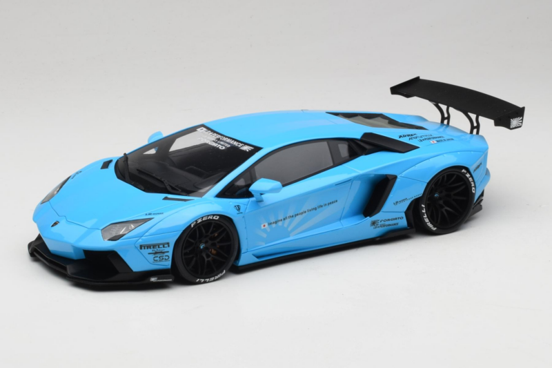 Lamborghini Aventador Liberty Walk Sinine GT Spirit 1:18 GT073 Vaik