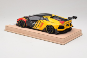 Lamborghini Aventador Liberty Walk Infinite Must Kollane Timothy & Pierre 1:18 REMC035 Metall - pilt 5/7