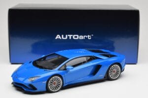 Lamborghini Aventador S LP740-4 Blue Nila AUTOart 1:18 79134 Metall - pilt 8/8