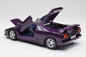 Lamborghini Diablo Jota Lilla Maisto 1:18 50276 Metall - pilt 5/8