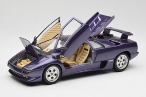 Lamborghini Diablo Lilla Maisto 1:18 3028 Metall - pilt 2/8