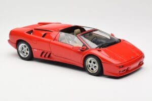 Lamborghini Diablo Roadster Punane AUTOart 1:18 70091 Metall - pilt 6/8