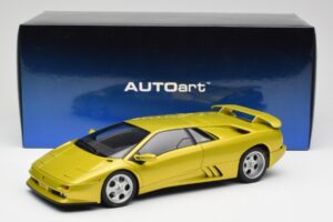 Lamborghini Diablo SE30 Anniversary Edition Kollane Spyder AUTOart 1:18 79157 Metall - pilt 8/8