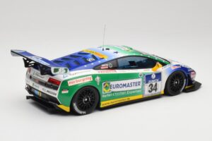 Lamborghini Gallardo LP600+ GT3 Reiter Engineering #34 H-J. Stuck / D. Rostek ADAC 24 Hours Nurburgring 2011 Minichamps 1:18  - pilt 2/6