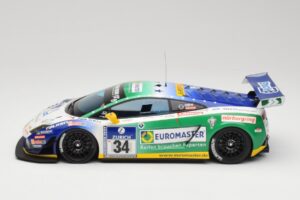 Lamborghini Gallardo LP600+ GT3 Reiter Engineering #34 H-J. Stuck / D. Rostek ADAC 24 Hours Nurburgring 2011 Minichamps 1:18  - pilt 3/6