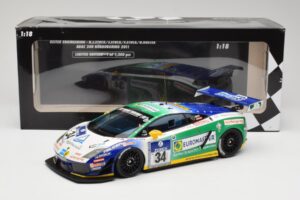 Lamborghini Gallardo LP600+ GT3 Reiter Engineering #34 H-J. Stuck / D. Rostek ADAC 24 Hours Nurburgring 2011 Minichamps 1:18  - pilt 6/6