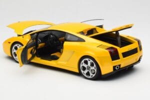 Lamborghini Gallardo Metallic Kollane AUTOart 1:18 74571 Metall - pilt 5/8