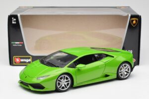 Lamborghini Huracan LP610-4 Roheline Bburago 1:18 18-11038 Metall - pilt 8/8