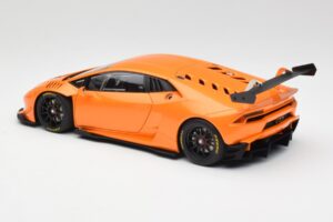 Lamborghini Huracan LP620-2 Super Trofeo Arancio Borealis Pearl Effect Oranž AUTOart 1:18 81558 Metall - pilt 6/8