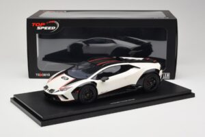Lamborghini Huracan Sterrato No. 63 Valge TopSpeed 1:18 TS0610 Vaik - pilt 6/6