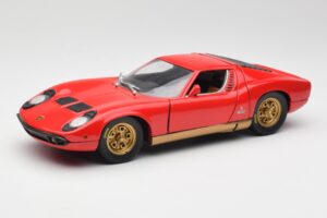 Lamborghini Miura Punane Anson 1:18 30302 Metall