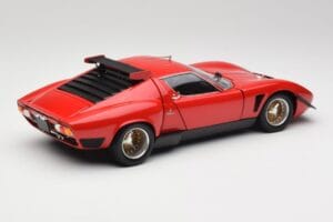 Lamborghini Miura SVR Punane & Must Kyosho 1:18 08319R Metall - pilt 3/8