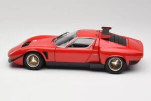 Lamborghini Miura SVR Punane & Must Kyosho 1:18 08319R Metall - pilt 4/8