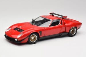 Lamborghini Miura SVR Punane & Must Kyosho 1:18 08319R Metall