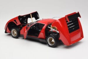 Lamborghini Miura SVR Punane & Must Kyosho 1:18 08319R Metall - pilt 5/8