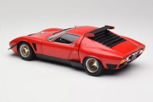 Lamborghini Miura SVR Punane & Must Kyosho 1:18 08319R Metall - pilt 7/8