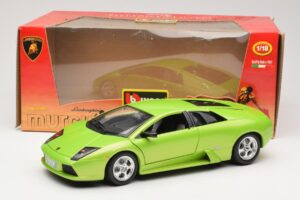 Lamborghini Murcielago Roheline Bburago 1:18 3316-M1 Metall - pilt 8/8