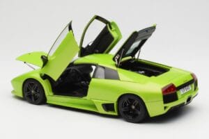 Lamborghini Murcielago LP640 Ithaca Roheline Metallic AUTOart 1:18 74624 Metall - pilt 5/8