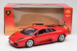 Lamborghini Murcielago Punane Bburago 1:18 3316 Metall - pilt 8/8