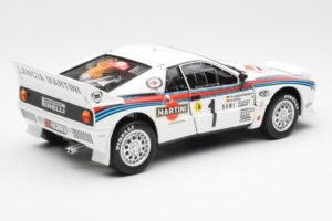 Lancia 037 Martini #1 W. Rohrl / C. Geistdorfer Winner Rally Monte Carlo 1983 Öine Versioon Kyosho 1:18 08306A Metall - pilt 3/8