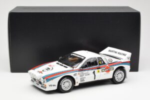 Lancia 037 Martini #1 W. Rohrl / C. Geistdorfer Winner Rally Monte Carlo 1983 Öine Versioon Kyosho 1:18 08306A Metall - pilt 8/8