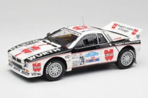 Lancia 037 #1 G. Cunico / E. Bartolich Targa Florio Winner 1983 Kyosho 1:18 08302H Metall