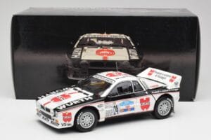 Lancia 037 #1 G. Cunico / E. Bartolich Targa Florio Winner 1983 Kyosho 1:18 08302H Metall - pilt 8/8