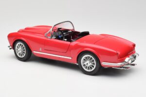 Lancia Aurelia B24 Spider Punane Bburago 1:18 3010 Metall - pilt 7/8