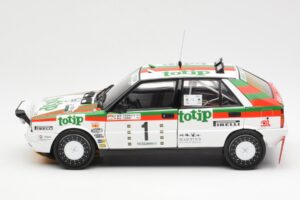 Lancia Delta HF 4WD #1 D. Cerrato Totip Rally Targa Florio 1987 Kyosho 1:18 08960C Metall - pilt 4/8