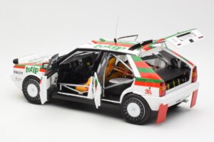 Lancia Delta HF 4WD #1 D. Cerrato Totip Rally Targa Florio 1987 Kyosho 1:18 08960C Metall - pilt 5/8