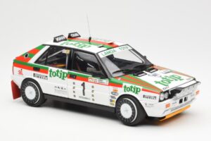 Lancia Delta HF 4WD #1 D. Cerrato Totip Rally Targa Florio 1987 Kyosho 1:18 08960C Metall - pilt 6/8