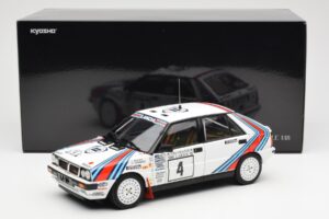 Lancia Delta HF 4WD #4 M. Alen / I. Kivimaki Martini Rally 1000 Lakes 1987 Kyosho 1:18 08960B Metall - pilt 8/8