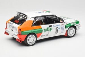 Lancia Delta HF Integrale Evo II Totip #5 A. Aghini / S. Farnocchia Rally Monte Carlo 1993 Kyosho 1:18 08348F Metall - pilt 3/8