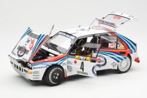 Lancia Delta HF Integrale Evo Martini #4 D. Auriol / B. Occelli Winner Rally Monte Carlo 1992 Kyosho 1:18 08348A Metall - pilt 2/8