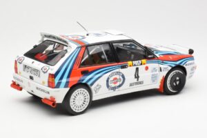 Lancia Delta HF Integrale Evo Martini #4 D. Auriol / B. Occelli Winner Rally Monte Carlo 1992 Kyosho 1:18 08348A Metall - pilt 3/8
