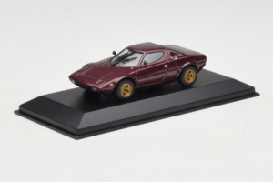 Lancia Stratos Burgundia Punane Minichamps 1:43 LANCIA001 Metall - pilt 2/4