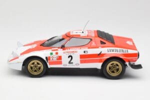 Lancia Stratos HF #2 J-B. Andruet / Biche Winners Tour de Corse 1974 Minichamps 1:18 155741702 Metall - pilt 3/6
