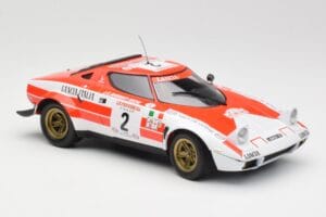 Lancia Stratos HF #2 J-B. Andruet / Biche Winners Tour de Corse 1974 Minichamps 1:18 155741702 Metall - pilt 4/6