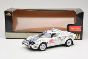 Lancia Stratos HF #2 Jolly Club A. Fassina / M. Mannini Rally Sanremo 1979 Sun Star 1:18 4510 Metall - pilt 6/6