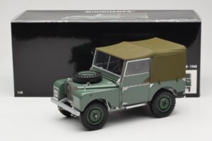 Land Rover 88 Series I Roheline Minichamps 1:18 150168900 Metall - pilt 8/8