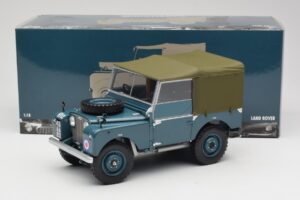 Land Rover 88 Series I Helesinine Minichamps 1:18 150168907 Metall - pilt 8/8