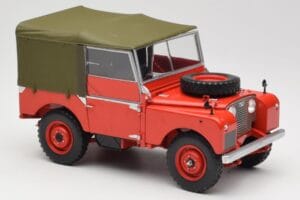 Land Rover 88 Series I Punane Minichamps 1:18 150168910 Metall - pilt 6/8