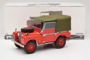 Land Rover 88 Series I Punane Minichamps 1:18 150168910 Metall - pilt 8/8