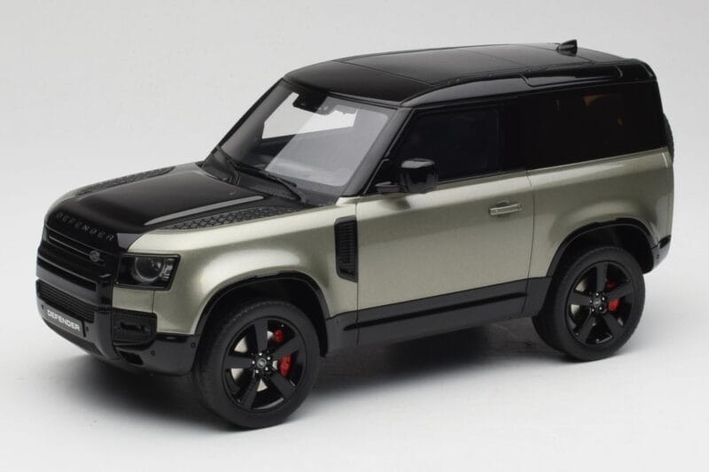 Land Rover Defender 90 HSE P400 L663 Pangea Green Metallic GT Spirit 1:18 GT517 Vaik