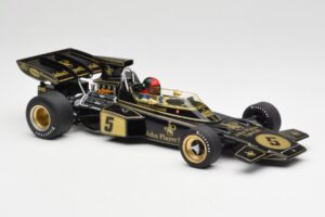 Lotus 72D #5 E. Fittipaldi John Player Special GP Spain 1972 MCG 1:18 MCG18610F Metall - pilt 2/6