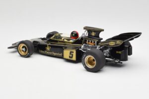 Lotus 72D #5 E. Fittipaldi John Player Special GP Spain 1972 MCG 1:18 MCG18610F Metall - pilt 4/6
