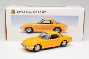 Lotus Elan S/E Racing Kollane AUTOart 1:18 75352 Metall - pilt 8/8