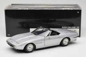 Maserati Ghibli Spyder Hõbedane Minichamps 1:18 100122330 Metall - pilt 7/7