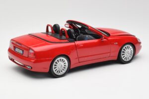 Maserati GT Spyder Punane Bburago 1:18 34097 Metall - pilt 3/8