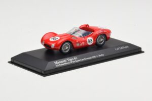Maserati Tipo 61 #98 C. Shelby Times Mirror Grand Prix Riverside 1960 Minichamps 1:43 400601298 Metall - pilt 2/4